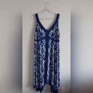 Boho print maxi dress 2X